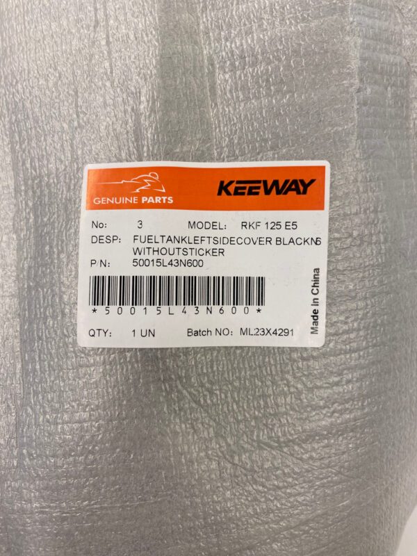 Cover serbatoio sinistra per Keeway RKF 125 - immagine 3